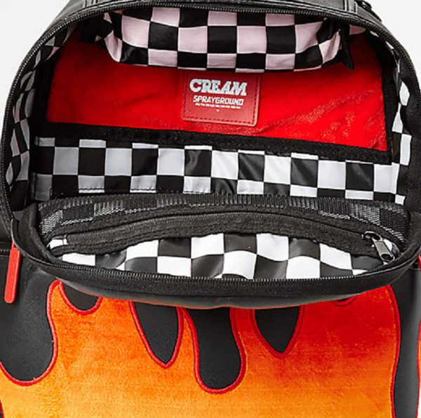 Balo Sprayground Cream Flame Backpack - Ảnh 4