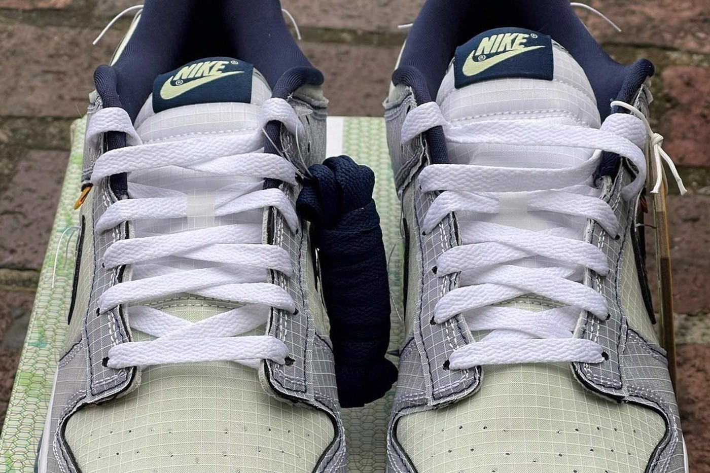 Hinh anh 3: Hinh anh dau tien cua doi Union x Nike Dunk Low "Midnight Navy"