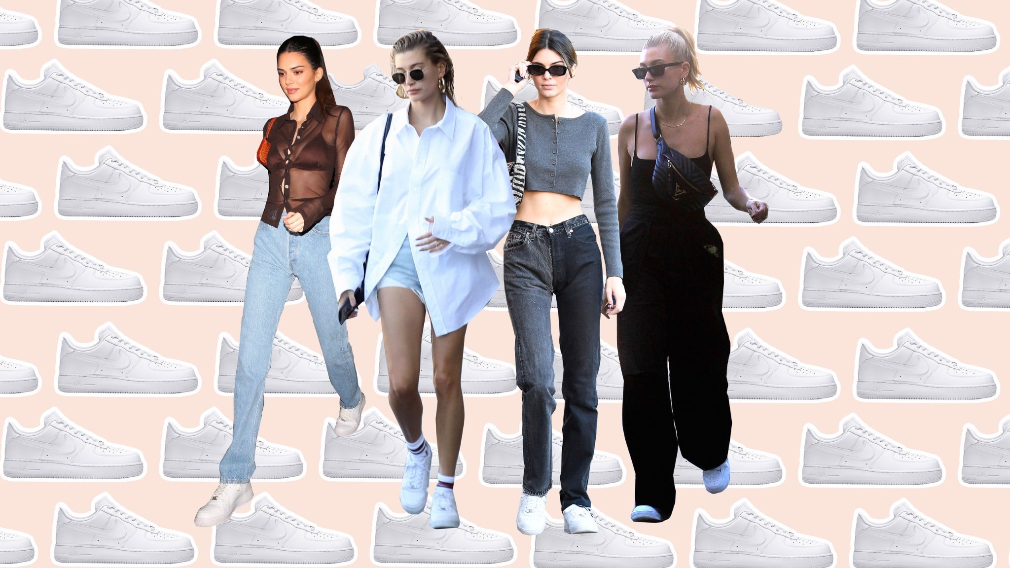 Cảm hứng từ phong cách sneaker của Hailey Bieber. Vợ của Justin mang giày gì ?