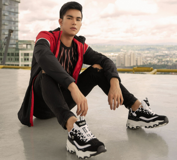 Giày Skechers D'Lites M 'Black' 52675-BKW - Ảnh 3