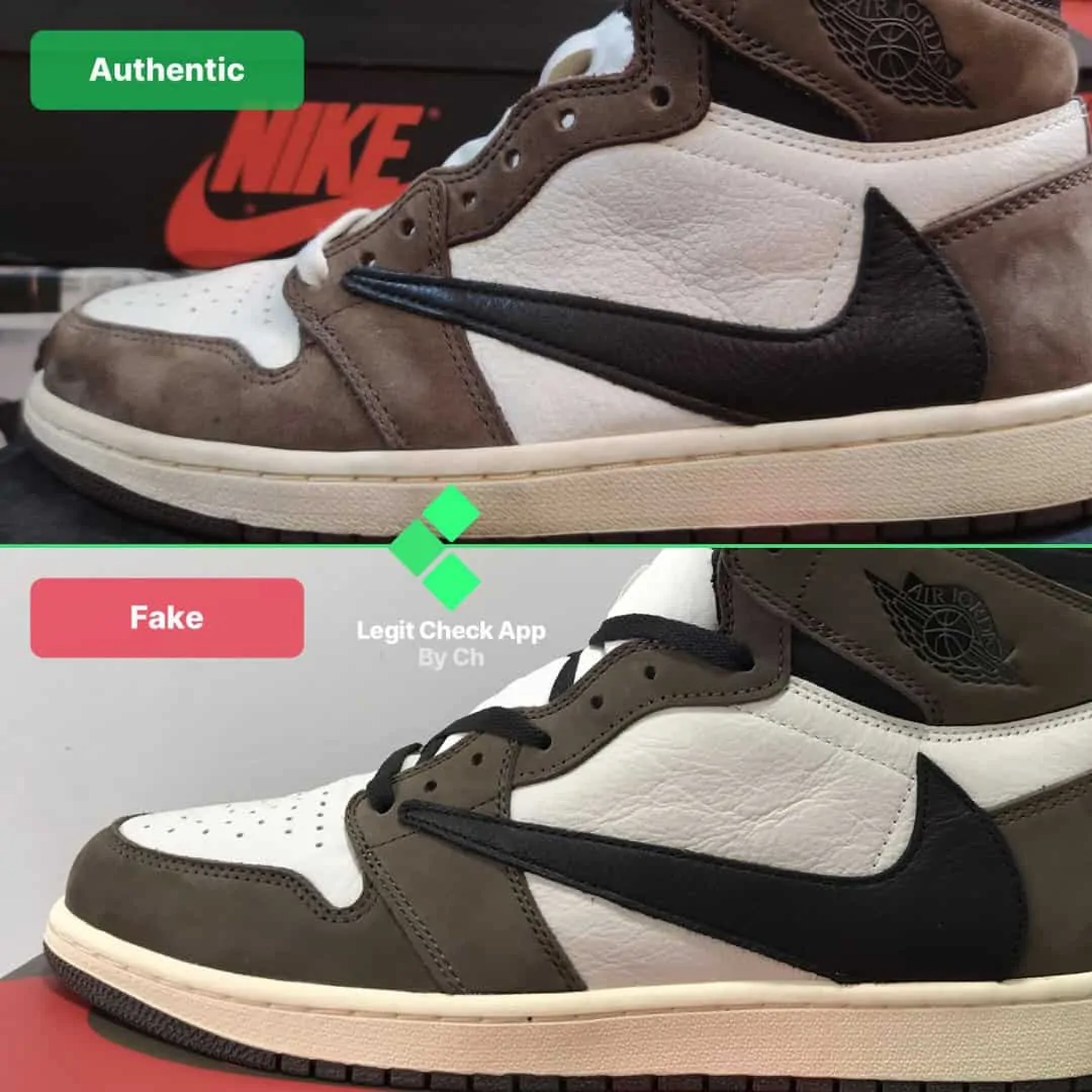 Legitcheck: Hướng dẫn cách phân biệt Air Jordan 1 High Travis Scott Real và Fake Hinh anh 4: Legitcheck: Huong dan cach phan biet Air Jordan 1 High Travis Scott Real va Fake