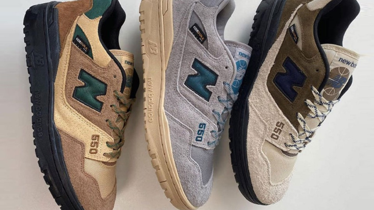 Hình ảnh mới nhất về bộ sưu tập Size? x New Balance 550 "CoduraPack" Hinh anh 1: Hinh anh moi nhat ve bo suu tap Size? x New Balance 550 "CoduraPack"