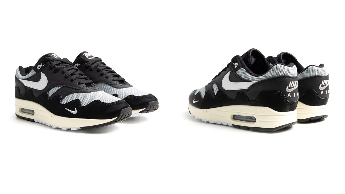 Cầm trên tay phiên bản Patta x Nike Air Max 1 "Black" mới nhất Hinh anh 3: Cam tren tay phien ban Patta x Nike Air Max 1 "Black" moi nhat
