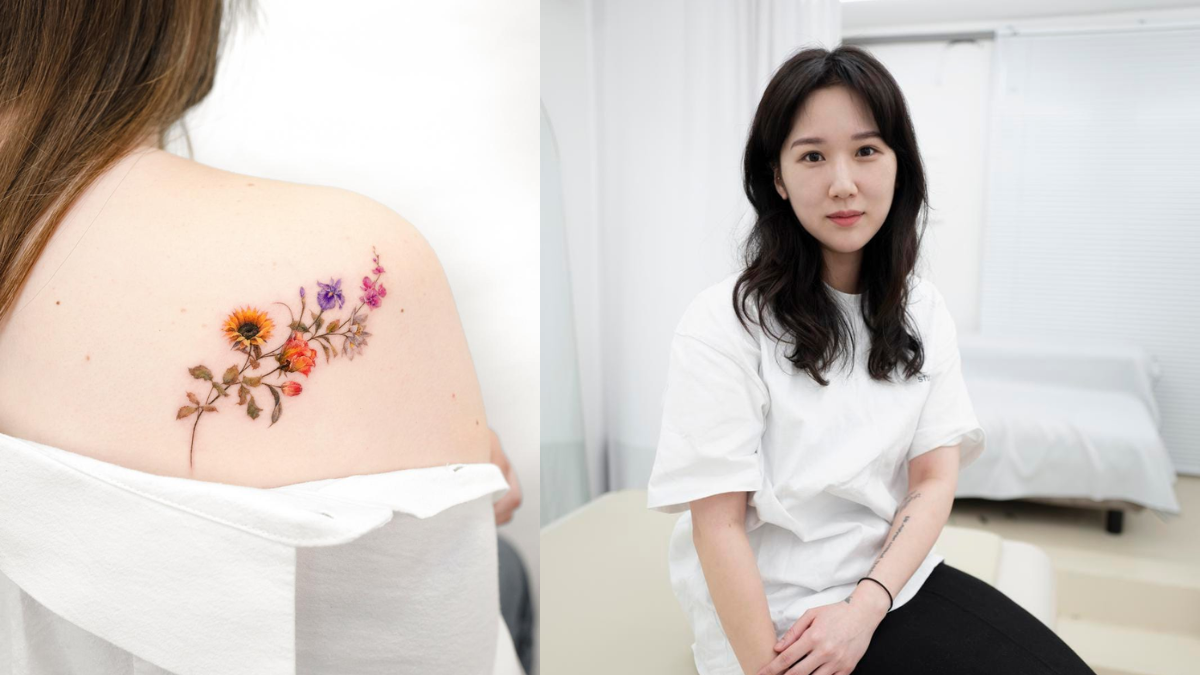 Hình xăm lấy cảm hứng từ khăn quàng cổ Gucci Botanical Hinh anh 1: Hinh xam lay cam hung tu khan quang co Gucci Botanical