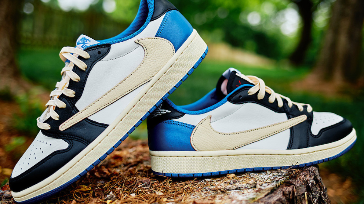 Hinh anh 5: Review giay:Air Jordan 1 Low fragment Travis Scott-Vi vua cua nam 2021