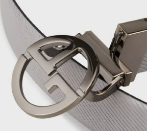 Alternative view of Thắt lưng Armani Reversible Leather Belt 'Grey'