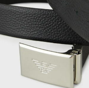 Alternative view of Thắt Lưng Giorgio Armani Reversible Leather Belt 'Black' Y4S224Y089E188001
