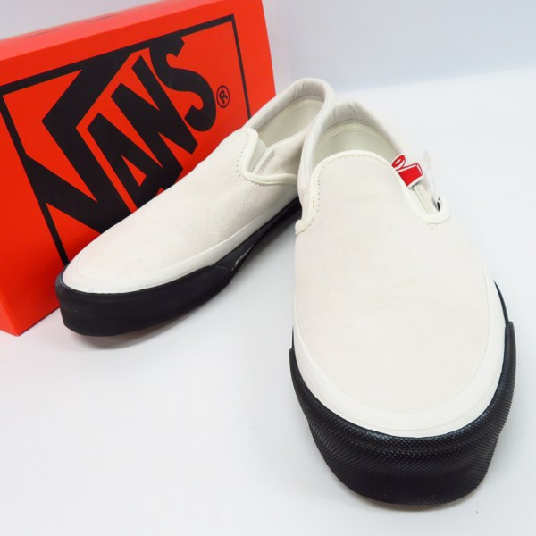 Giày Vans Classic Slip-On LX x WTAPS 'White Black' VN0A45JK20F1 - Ảnh 3
