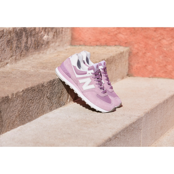 Giày New Balance Wmns 574 'Purple White' WL574OAC - Ảnh 6