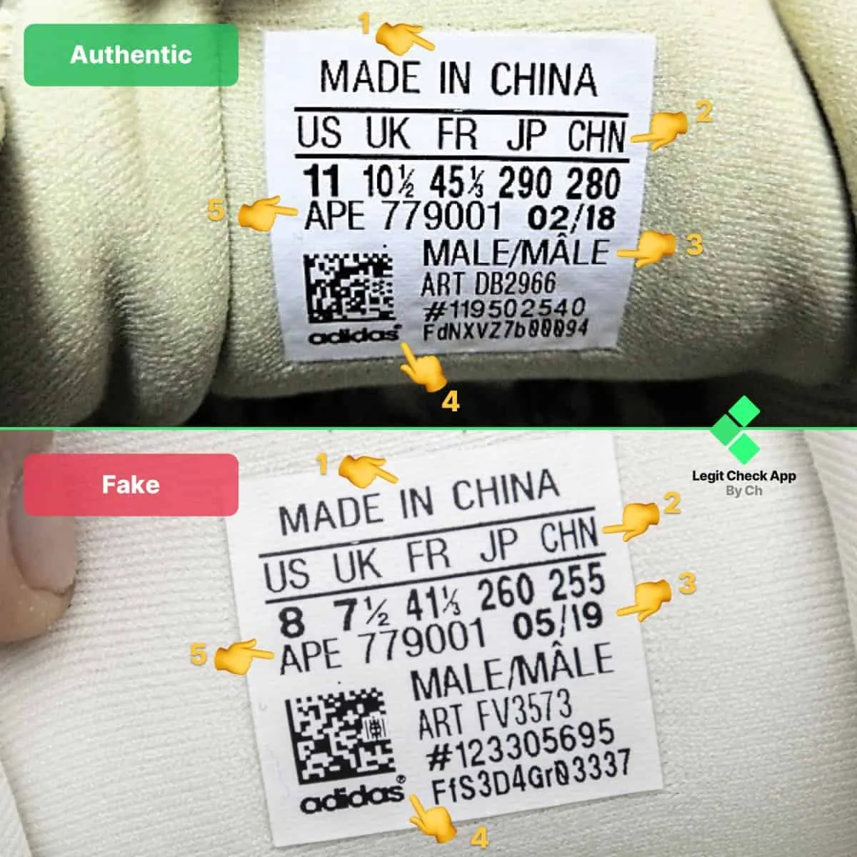 Hinh anh 1: Legit check: Huong dan cach phan biet Yeezy 500 Real va Fake