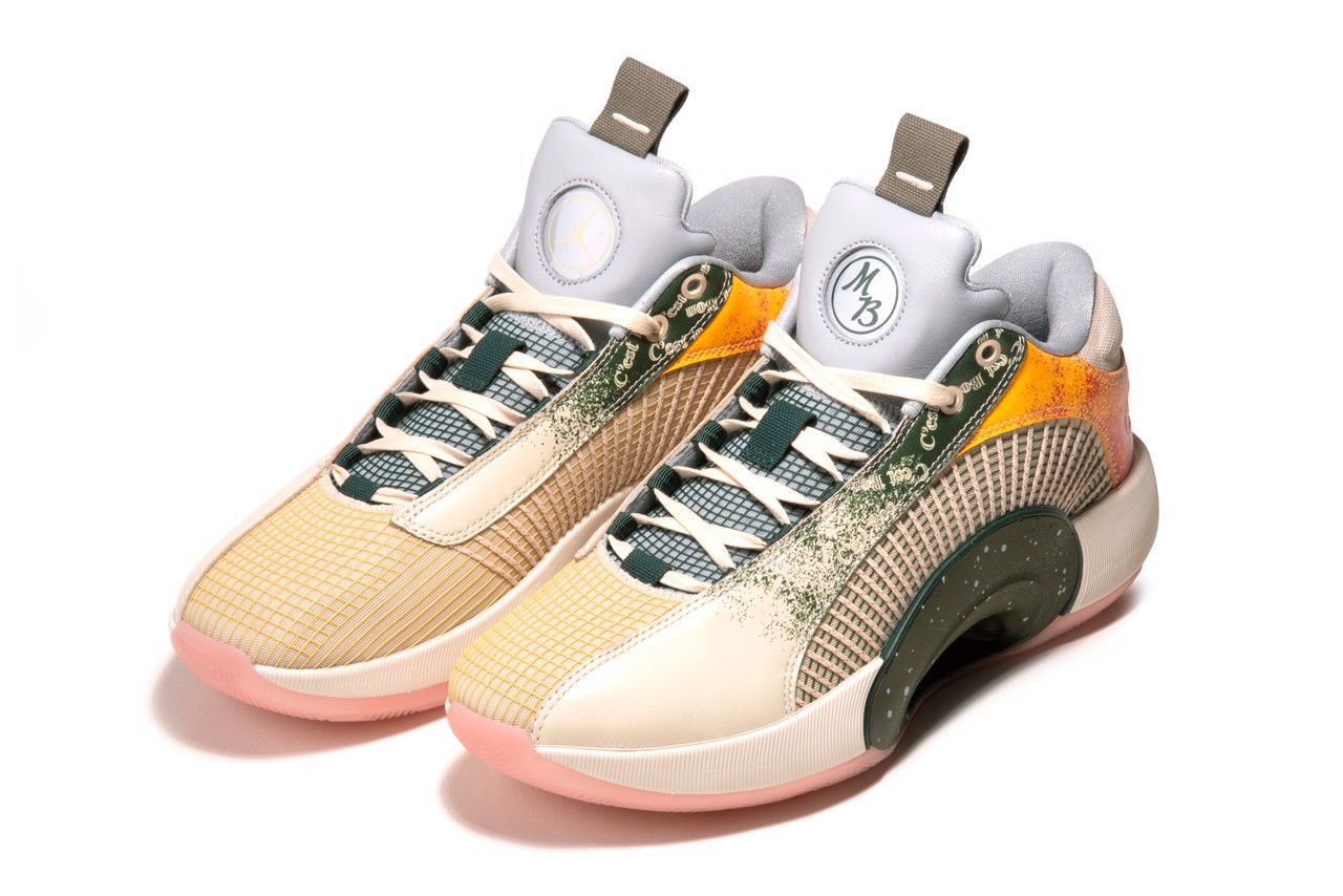 Hinh anh 2: Nha sang lap C'est Bon va ban custom mang ten Air Jordan 35 Low PE