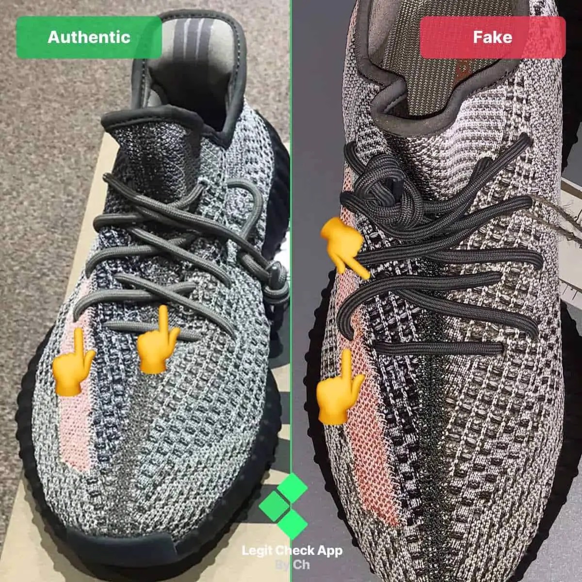 Legitcheck: Hướng dẫn cách phân biệt Yeezy Boost 350 V2 Ash Stone Real và Fake Hinh anh 5: Legitcheck: Huong dan cach phan biet Yeezy Boost 350 V2 Ash Stone Real va Fake