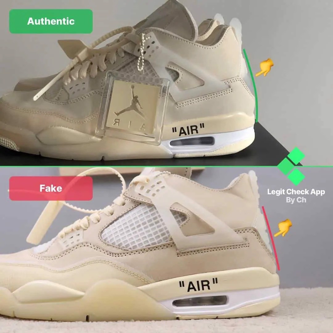 legitcheck-huong-dan-cach-phan-biet-off-white-air-jordan-4-sail-real-va-fake