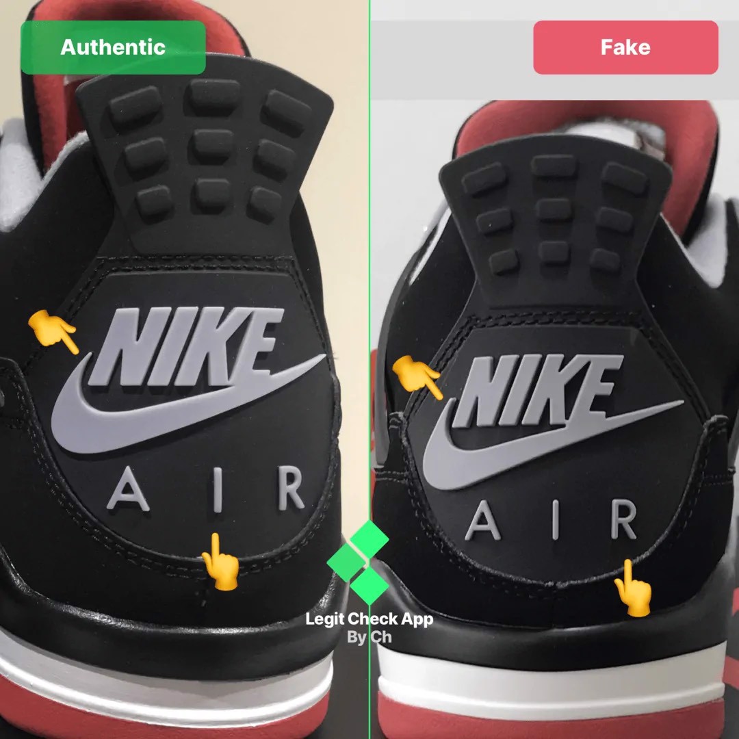 Legitcheck: Hướng dẫn cách phân biệt Air Jordan 4 Bred Real Vs Fake Hinh anh 4: Legitcheck: Huong dan cach phan biet Air Jordan 4 Bred Real Vs Fake