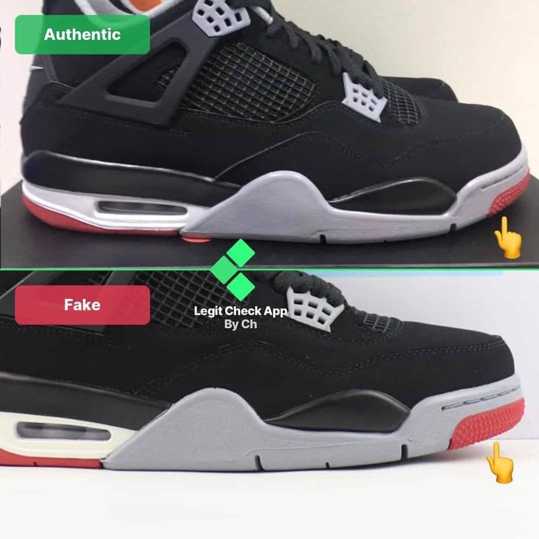 Legitcheck: Hướng dẫn cách phân biệt Air Jordan 4 Bred Real Vs Fake Hinh anh 7: Legitcheck: Huong dan cach phan biet Air Jordan 4 Bred Real Vs Fake