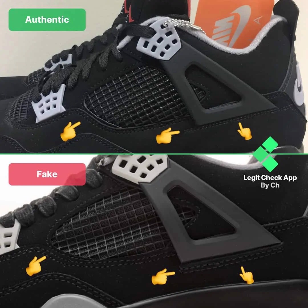 Legitcheck: Hướng dẫn cách phân biệt Air Jordan 4 Bred Real Vs Fake Hinh anh 8: Legitcheck: Huong dan cach phan biet Air Jordan 4 Bred Real Vs Fake