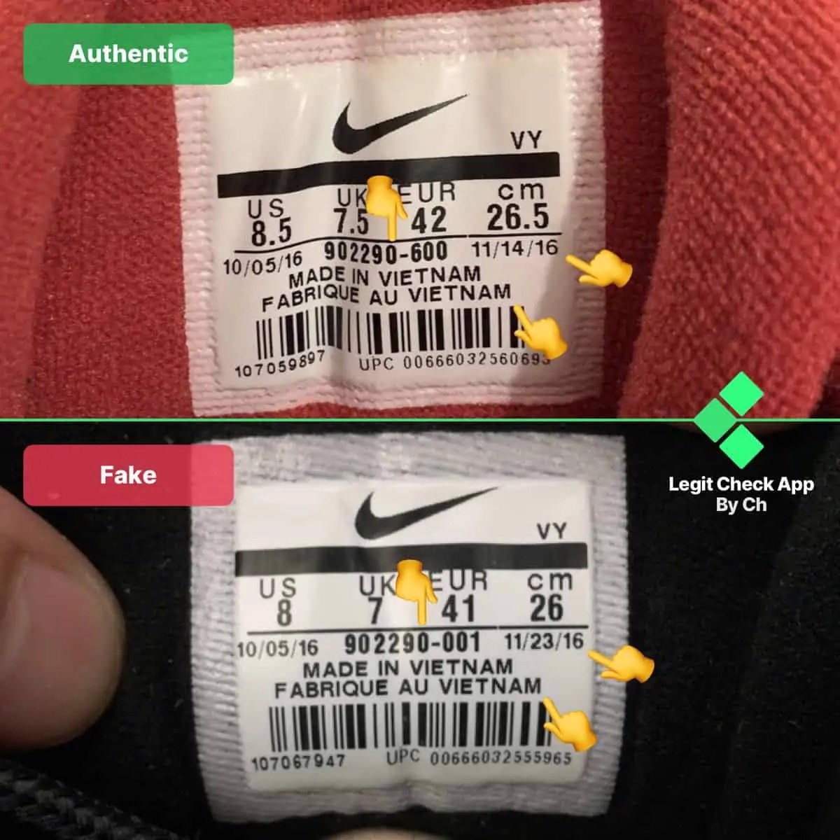 Legitcheck: Cách phân biệt Supreme Nike Air More Uptempo Real và Fake Hinh anh 2: Legitcheck: Cach phan biet Supreme Nike Air More Uptempo Real va Fake
