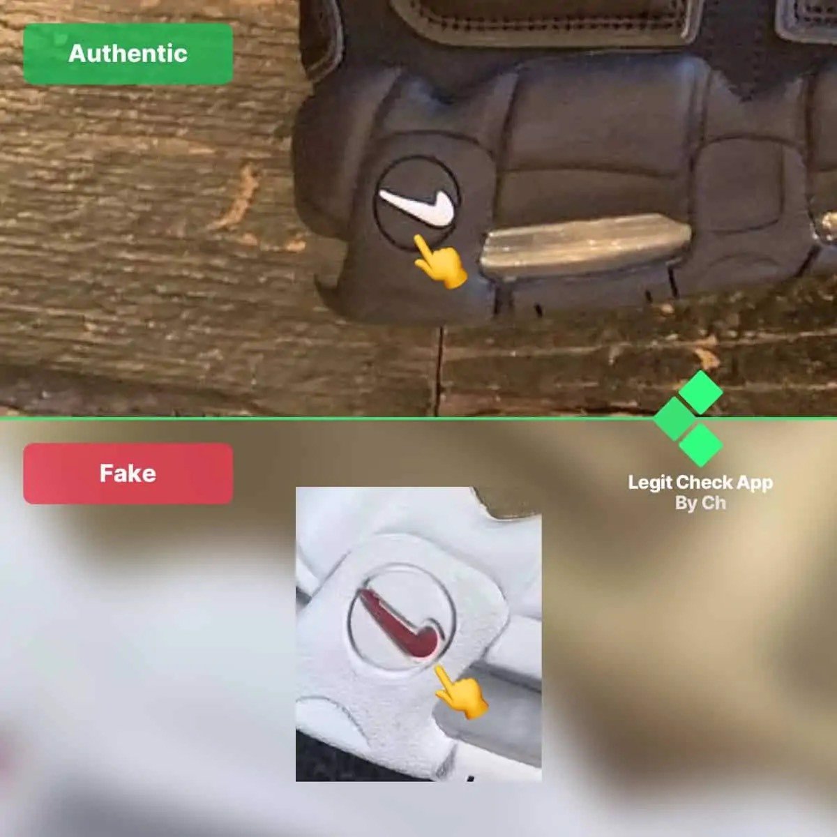 Legitcheck: Cách phân biệt Supreme Nike Air More Uptempo Real và Fake Hinh anh 6: Legitcheck: Cach phan biet Supreme Nike Air More Uptempo Real va Fake