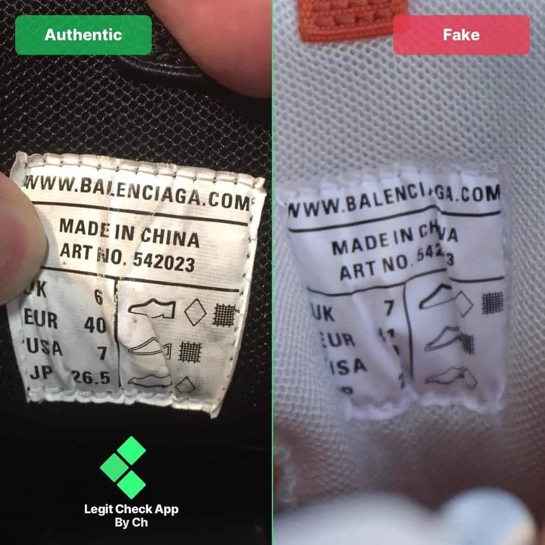 Hinh anh 9: Legitcheck: Cach phan biet Balenciaga Track Real va Fake