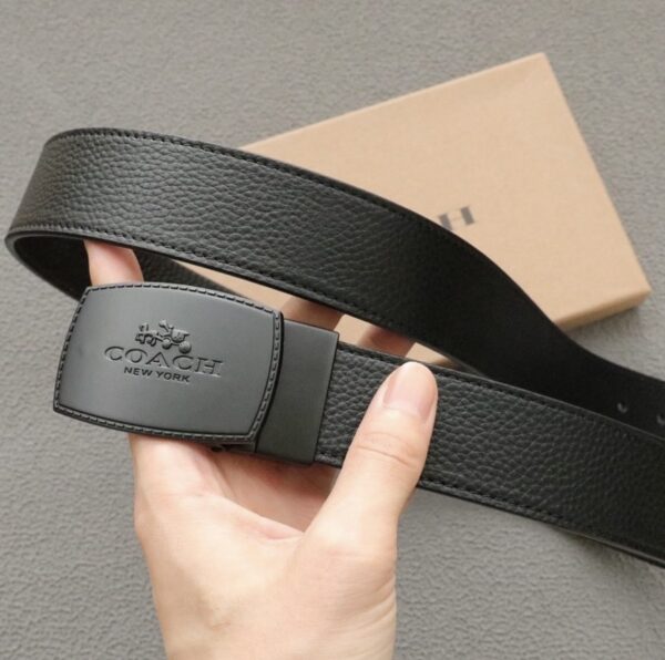 Thắt Lưng Coach Stitched Reversible Belt 64089 BK MA - Ảnh 4