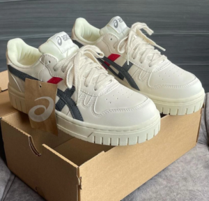 Giay Asics Court MZ 'White Gray' 1203A127-101