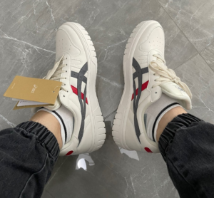 Giay Asics Court MZ 'White Gray' 1203A127-101