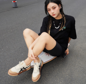 Giay Asics Court Trail 'White Black' 1203A146-021