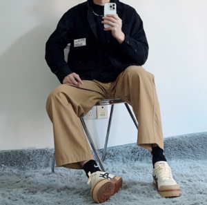 Giay Asics Court Trail 'White Black' 1203A146-021