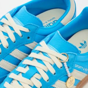 Giay Adidas Sporty & Rich x Samba OG 'Blue Rush' IE6975