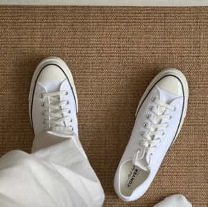 Giay Converse Chuck 70 Vintage 'White Black Egret' A02306C