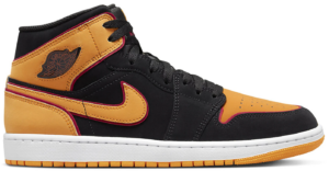Giay Nike Air Jordan 1 Mid 'Fat Tongue Black Orange' FJ4923-008
