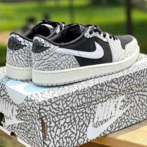 Giay Nike Air Jordan 1 Retro Low OG 'Black Cement' CZ0790-001