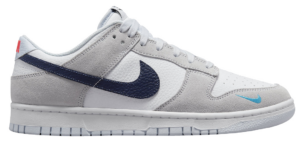 Giay Nike Dunk Low 'Mini Swoosh White Grey Navy Aqua' FJ4227-001