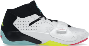 Giay Nike Jordan Zion 2 'White Volt Dynamic Turquoise' DO9161-107