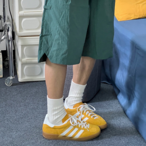 Giay Adidas Gazelle Indoor 'Orange Peel White' HQ8716