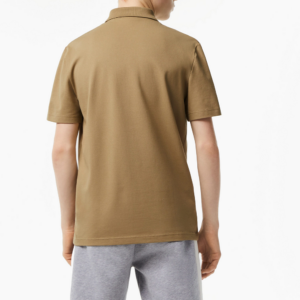 Ao Lacoste Polo Regular Fit Stretch 'Brown' DH0783-00-CB8