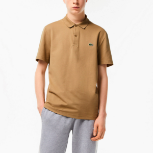 Ao Lacoste Polo Regular Fit Stretch 'Brown' DH0783-00-CB8