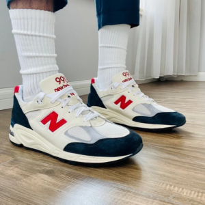 Giay New Balance 990v2 'White Red' M990TA2