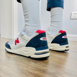 Giay New Balance 990v2 'White Red' M990TA2