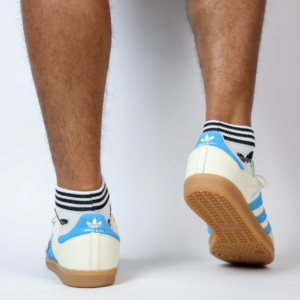 Giay Adidas Sporty & Rich x Samba OG 'Cream Blue' IE7096