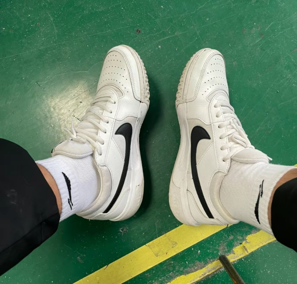 Giay Nike NikeCourt Air Zoom Lite 3 'White Black' DV3258-101