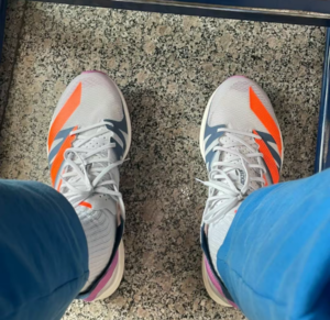 Giay Adidas Adizero Takumi Sen 8 'Grey Solar Orange' GX6669