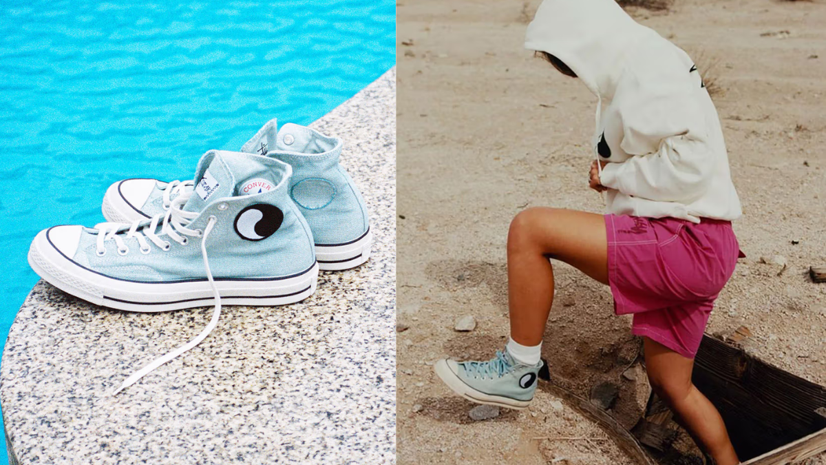 Stussy ra mat phien ban Converse Chuck 70 Hi