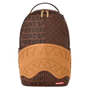 Balo Sprayground Presbyopia Stitching Checkerboard Shark 'Brown' W0835704