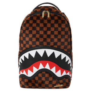 Balo Sprayground Plush Shark Mouth 'Couples Brown' W0915707