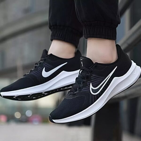 Giay Nike Downshifter 11 'Black White' CW3411-006