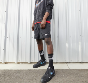 Giay Nike Air Force 1 '07 Low 'Black Blue Lightning' FD0654-001