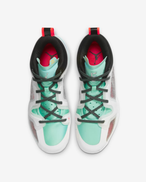 Giay Nike Air Jordan 37 Low PF x Guo Ailun 'Silver Island Green' FB8486-130