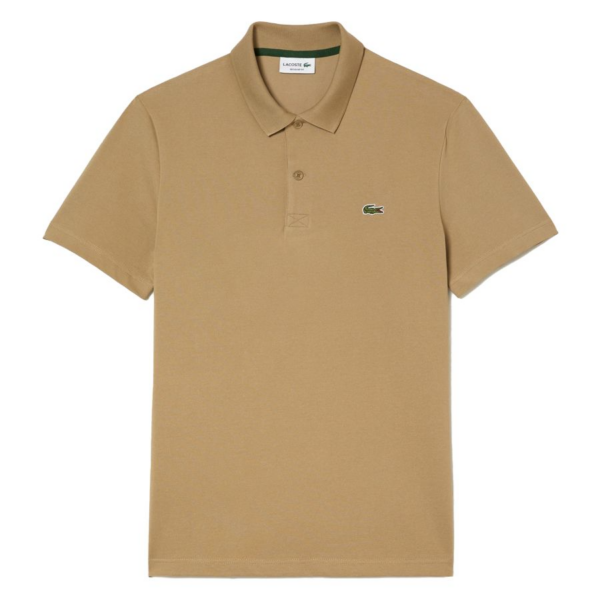 Ao Lacoste Polo Regular Fit Stretch 'Brown' DH0783-00-CB8