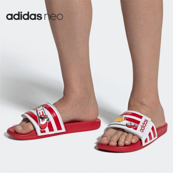 Dep Adidas Adilette Comfort 'Red White' FY3040